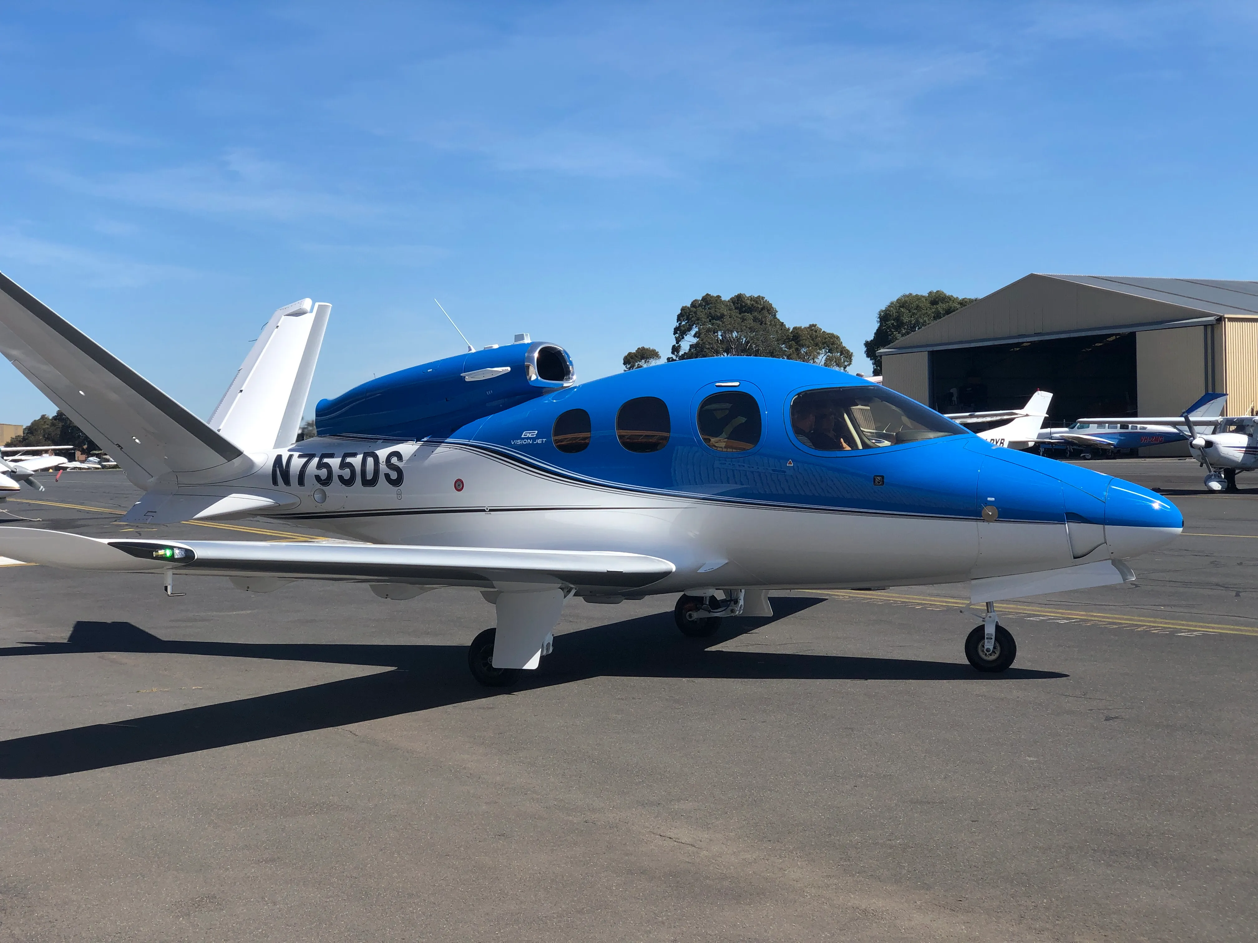 Cirrus G2 Vision Jet at Moorabbin